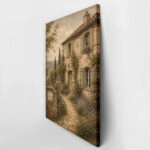 Πίνακας σε Καμβά VINTAGE DARK ACADEMIA COUNTRY HOUSE