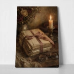 Πίνακας σε Καμβά VINTAGE DARK ACADEMIA DIARY