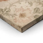 Πίνακας σε Καμβά VINTAGE DARK ACADEMIA FLORAL PATTERN 2