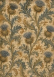 Πίνακας σε Καμβά VINTAGE DARK ACADEMIA FLORAL PATTERN 3