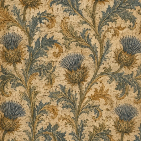 Πίνακας σε Καμβά VINTAGE DARK ACADEMIA FLORAL PATTERN 3 -  Sticky 5
