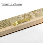 Πίνακας σε Καμβά VINTAGE DARK ACADEMIA FLORAL PATTERN 4