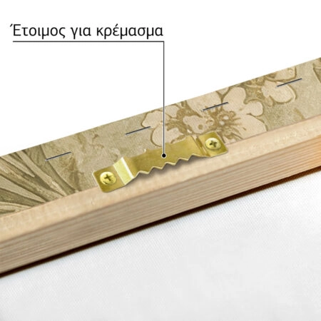 Πίνακας σε Καμβά VINTAGE DARK ACADEMIA FLORAL PATTERN 4 -  Sticky 4