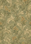 Πίνακας σε Καμβά VINTAGE DARK ACADEMIA FLORAL PATTERN 5