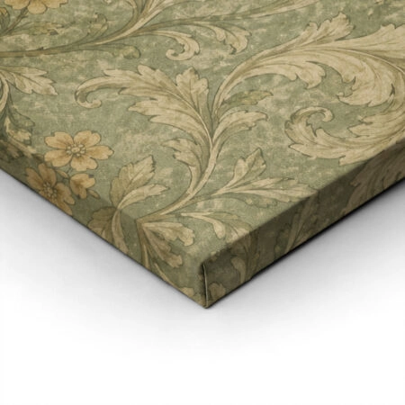 Πίνακας σε Καμβά VINTAGE DARK ACADEMIA FLORAL PATTERN 5 -  Sticky 1