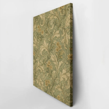 Πίνακας σε Καμβά VINTAGE DARK ACADEMIA FLORAL PATTERN 5 -  Sticky 2