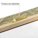 Πίνακας σε Καμβά VINTAGE DARK ACADEMIA FLORAL PATTERN 5