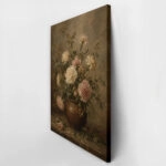 Πίνακας σε Καμβά VINTAGE DARK ACADEMIA FLOWER VASE 12