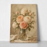 Πίνακας σε Καμβά VINTAGE DARK ACADEMIA FLOWER VASE 13