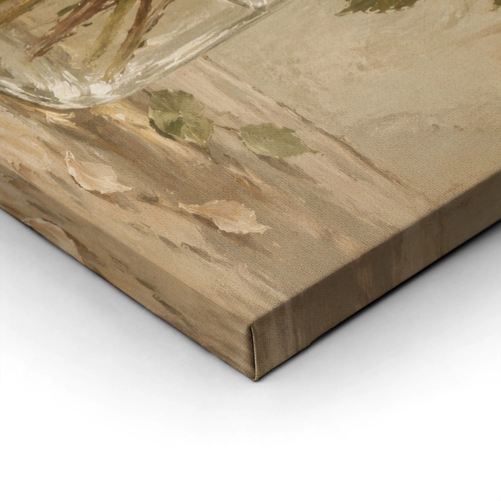 Πίνακας σε Καμβά VINTAGE DARK ACADEMIA FLOWER VASE 13