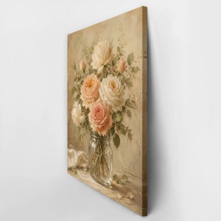 Πίνακας σε Καμβά VINTAGE DARK ACADEMIA FLOWER VASE 13 -  Sticky 2