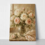 Πίνακας σε Καμβά VINTAGE DARK ACADEMIA FLOWER VASE 16