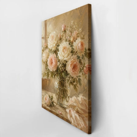 Πίνακας σε Καμβά VINTAGE DARK ACADEMIA FLOWER VASE 16 -  Sticky 2