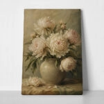 Πίνακας σε Καμβά VINTAGE DARK ACADEMIA FLOWER VASE 18