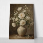 Πίνακας σε Καμβά VINTAGE DARK ACADEMIA FLOWER VASE 20