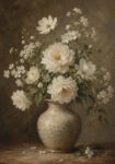 Πίνακας σε Καμβά VINTAGE DARK ACADEMIA FLOWER VASE 20