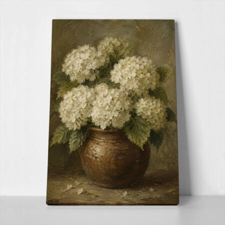 Πίνακας σε Καμβά VINTAGE DARK ACADEMIA FLOWER VASE 22 - Vintage
