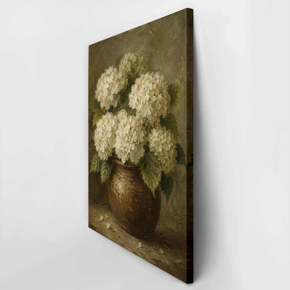 Πίνακας σε Καμβά VINTAGE DARK ACADEMIA FLOWER VASE 22