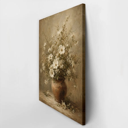 Πίνακας σε Καμβά VINTAGE DARK ACADEMIA FLOWER VASE 24 - Vintage Sticky 2