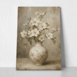 Πίνακας σε Καμβά VINTAGE DARK ACADEMIA FLOWER VASE 2