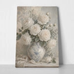 Πίνακας σε Καμβά VINTAGE DARK ACADEMIA FLOWER VASE 5