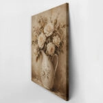 Πίνακας σε Καμβά VINTAGE DARK ACADEMIA FLOWER VASE 8