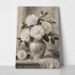 Πίνακας σε Καμβά VINTAGE DARK ACADEMIA FLOWER VASE