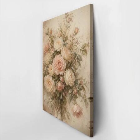 Πίνακας σε Καμβά VINTAGE DARK ACADEMIA FLOWERS 2 - Vintage Sticky 2