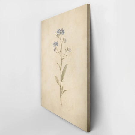 Πίνακας σε Καμβά VINTAGE DARK ACADEMIA FLOWERS 3 - Vintage Sticky 2