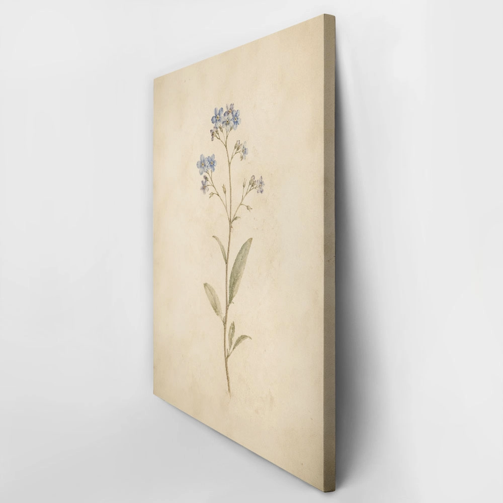 Πίνακας σε Καμβά VINTAGE DARK ACADEMIA FLOWERS 3
