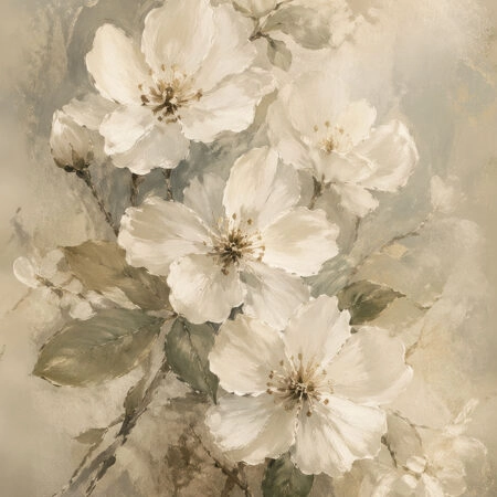 Πίνακας σε Καμβά VINTAGE DARK ACADEMIA FLOWERS - Vintage Sticky 5