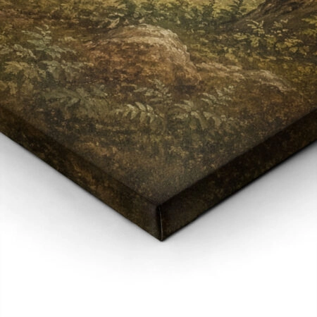 Πίνακας σε Καμβά VINTAGE DARK ACADEMIA FOREST PATH 2 -  Sticky 1
