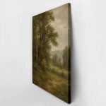 Πίνακας σε Καμβά VINTAGE DARK ACADEMIA FOREST PATH 5
