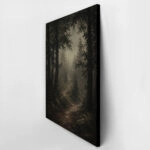 Πίνακας σε Καμβά VINTAGE DARK ACADEMIA FOREST PATH