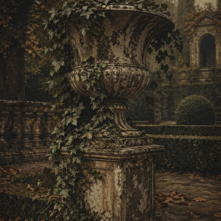 Πίνακας σε Καμβά VINTAGE DARK ACADEMIA FOUNTAIN - Vintage Sticky 5