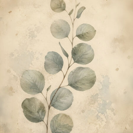 Πίνακας σε Καμβά VINTAGE DARK ACADEMIA LEAVES - Vintage Sticky 5