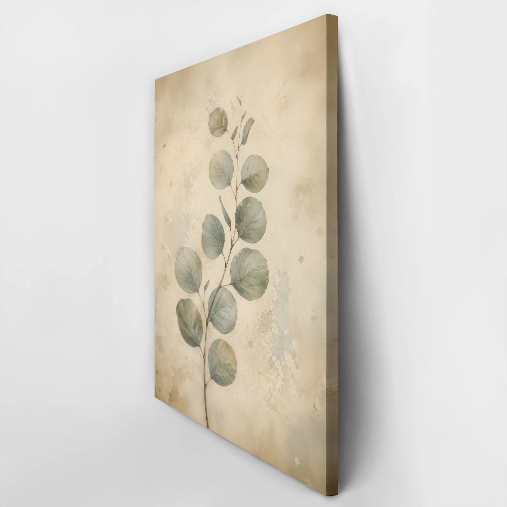 Πίνακας σε Καμβά VINTAGE DARK ACADEMIA LEAVES