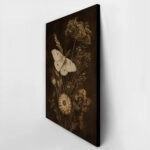 Πίνακας σε Καμβά VINTAGE DARK ACADEMIA MOTH
