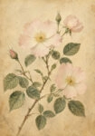 Πίνακας σε Καμβά VINTAGE DARK ACADEMIA PLANT 12