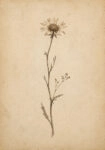 Πίνακας σε Καμβά VINTAGE DARK ACADEMIA PLANT 15