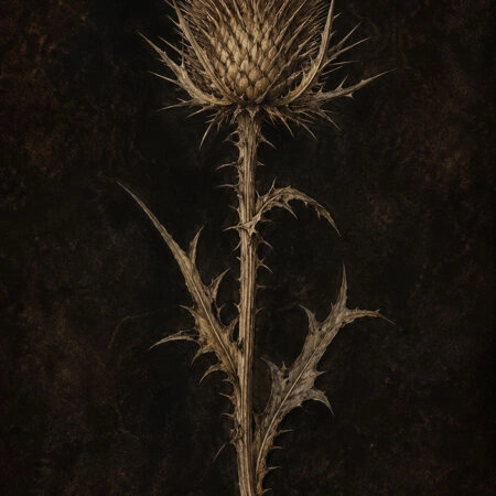 Πίνακας σε Καμβά VINTAGE DARK ACADEMIA PLANT 16 -  Sticky 5
