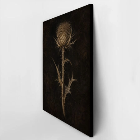 Πίνακας σε Καμβά VINTAGE DARK ACADEMIA PLANT 16 -  Sticky 2