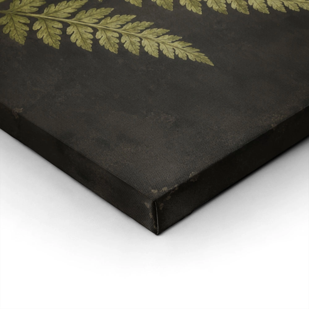 Πίνακας σε Καμβά VINTAGE DARK ACADEMIA PLANT 17
