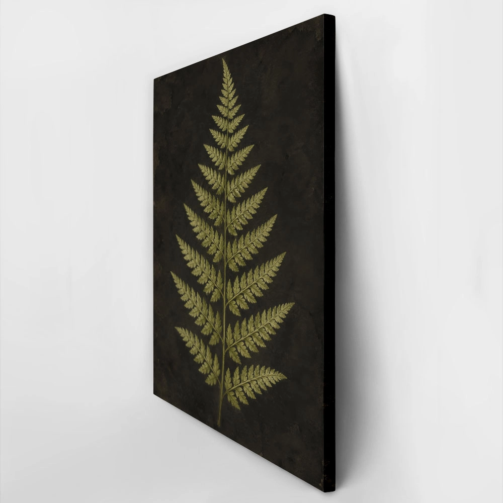Πίνακας σε Καμβά VINTAGE DARK ACADEMIA PLANT 17
