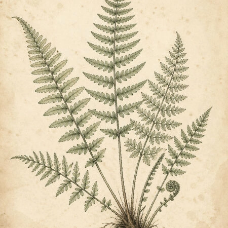 Πίνακας σε Καμβά VINTAGE DARK ACADEMIA PLANT 22 - Vintage Sticky 5
