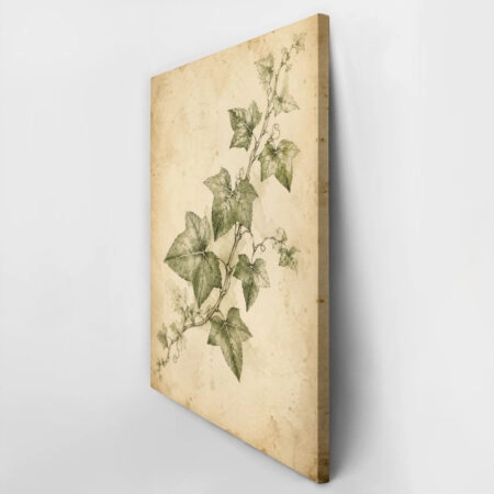Πίνακας σε Καμβά VINTAGE DARK ACADEMIA PLANT 24 - Vintage Sticky 2