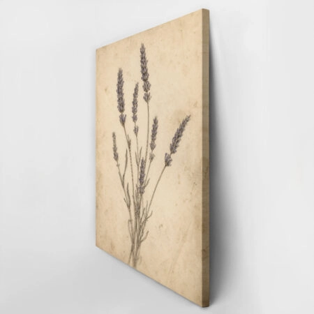Πίνακας σε Καμβά VINTAGE DARK ACADEMIA PLANT 25 - Vintage Sticky 2