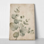 Πίνακας σε Καμβά VINTAGE DARK ACADEMIA PLANT 27