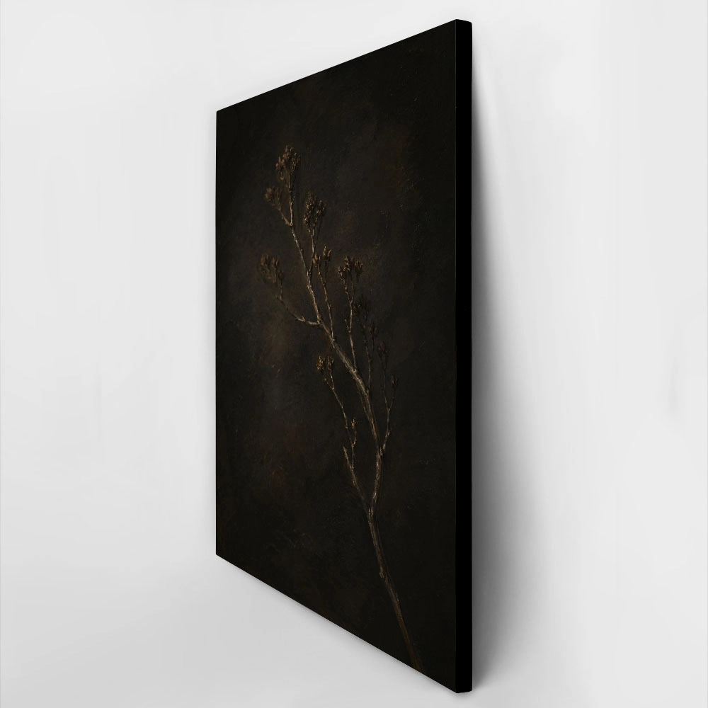 Πίνακας σε Καμβά VINTAGE DARK ACADEMIA PLANT 29