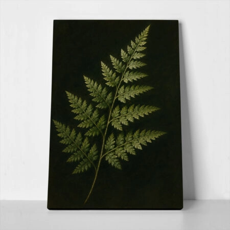 Πίνακας σε Καμβά VINTAGE DARK ACADEMIA PLANT 30 - Vintage